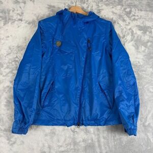 B by Burton Khalo Pullover Womens Size Small Hooded Windbreaker Ski Jacket Blue